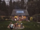 Romantic Owl Lodge with Private Hot Tub on an Organic Farm near Crewkerne, Somerset, England